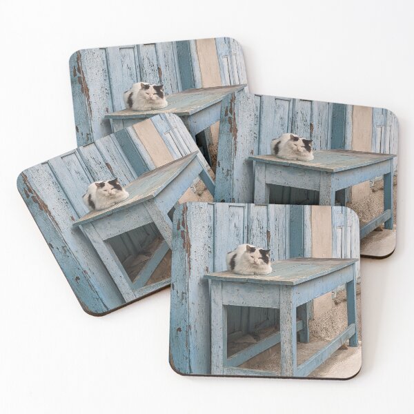Item preview, Cat on Blue designed and sold by aeolia.