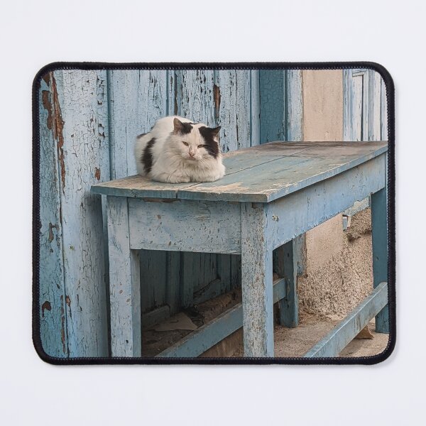 Item preview, Cat on Blue designed and sold by aeolia.