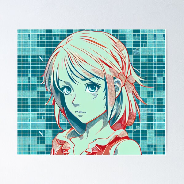 Young girl anime poster Stock Vector by ©jemastock 558394076