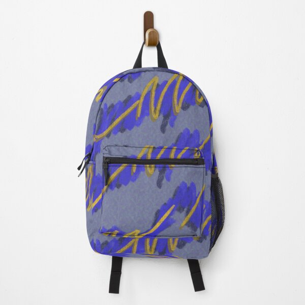 Item preview, Scribbl'd (Gold/Blue) designed and sold by Gonzo's Rad Design Shop.