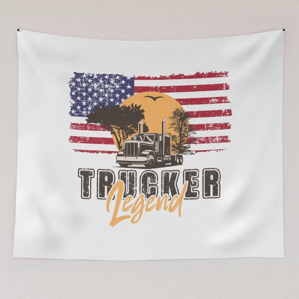 Item preview, USA Husband dad trucker  legend designed and sold by HomeCoquette.