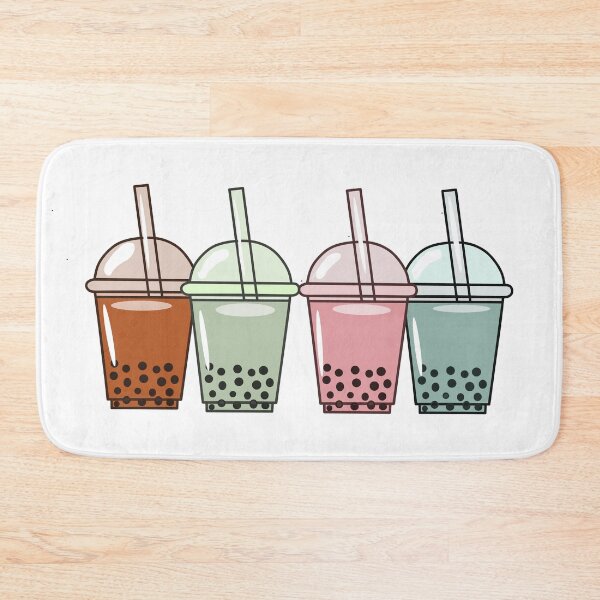 Item preview, Bubble tea cartoon illustration designed and sold by Misscartoon.