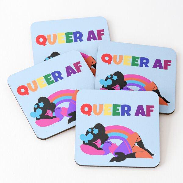 Item preview, Queer AF designed and sold by AnimeBlaque.