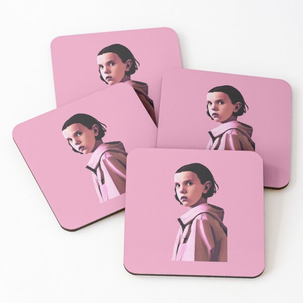 Item preview, Eleven in pink jacket | Pink | Stranger Things Netflix | Eleven | El | Fan Art | Quotes | CipherStore designed and sold by CipherStore.