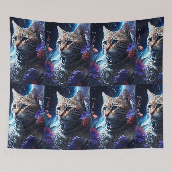 Item preview, Gerard The Bengal Cat Astronaut Cat Space Cat 1 designed and sold by idreamaboutcats.