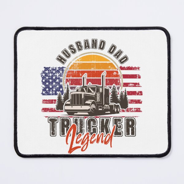 Item preview, USA truck drivers, long haul truck, Husband dad trucker  legend designed and sold by HomeCoquette.