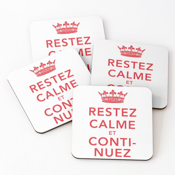 Item preview, Restez Calme et Continuez designed and sold by Art by s2ray.