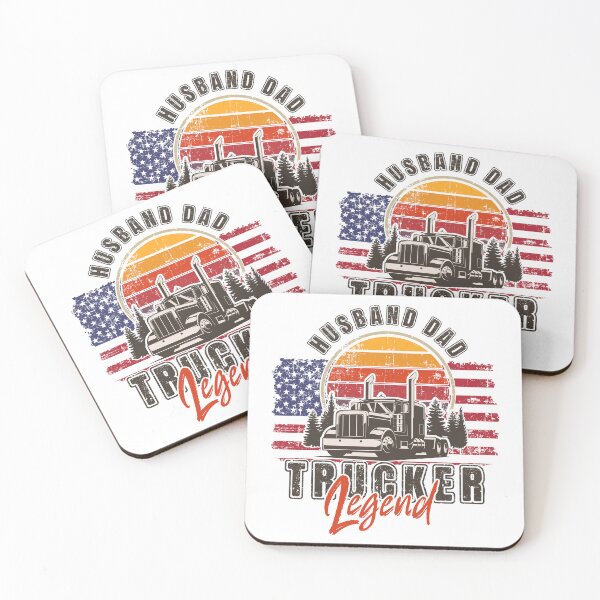 Item preview, USA truck drivers, long haul truck, Husband dad trucker  legend designed and sold by HomeCoquette.