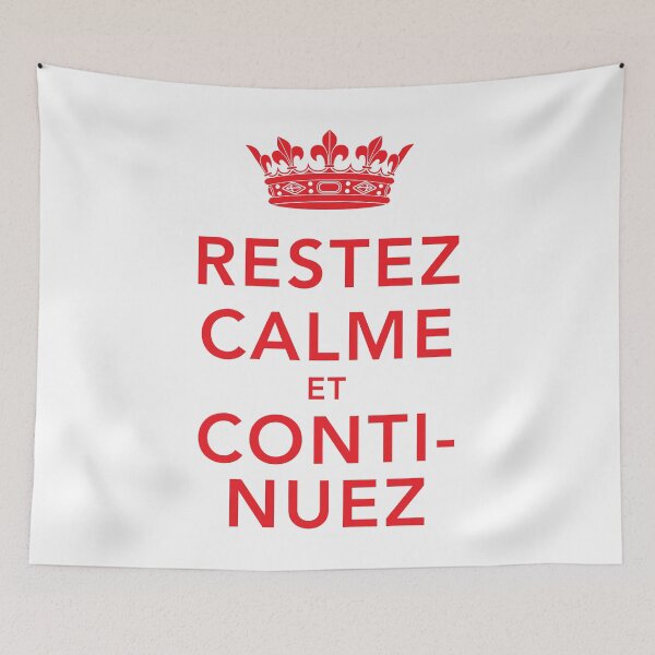Item preview, Restez Calme et Continuez designed and sold by Art by s2ray.