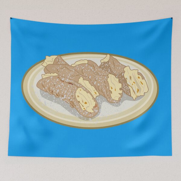 Item preview, Cannoli cartoon illustration designed and sold by Misscartoon.