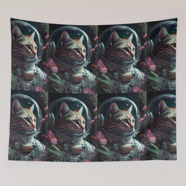 Item preview, Gerard The Bengal Cat Astronaut Cat Space Cat 4 designed and sold by idreamaboutcats.