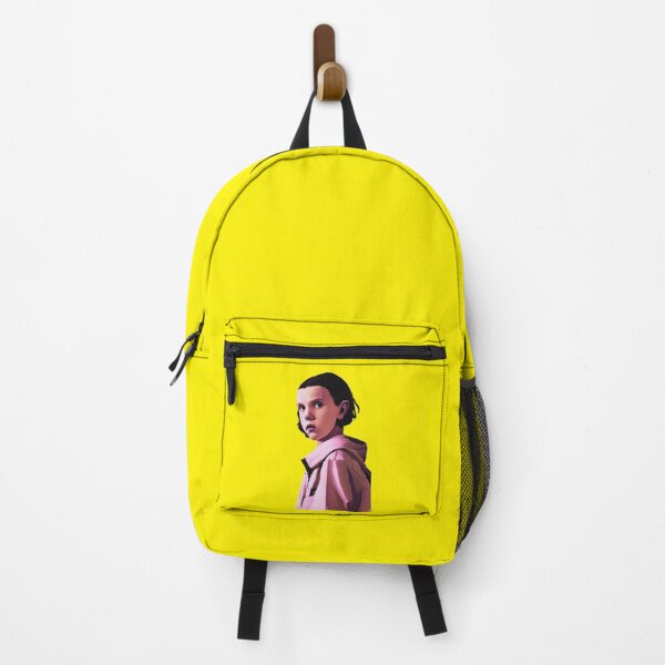 Item preview, Eleven in pink jacket | Yellow | Stranger Things Netflix | Eleven | El | Fan Art | Quotes | CipherStore designed and sold by CipherStore.