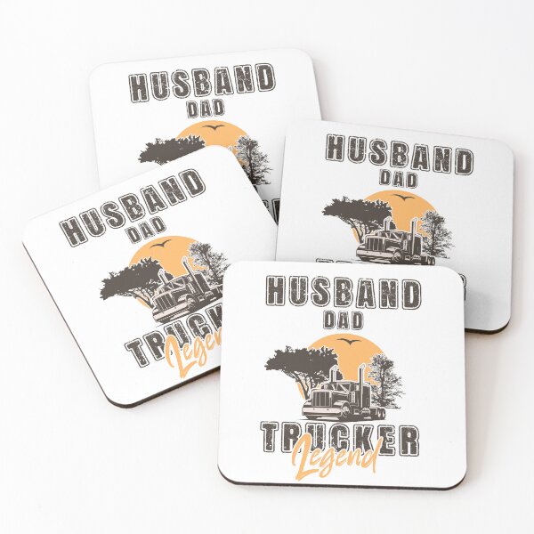 Item preview, Retro long haul truck, Husband dad trucker  legend designed and sold by HomeCoquette.