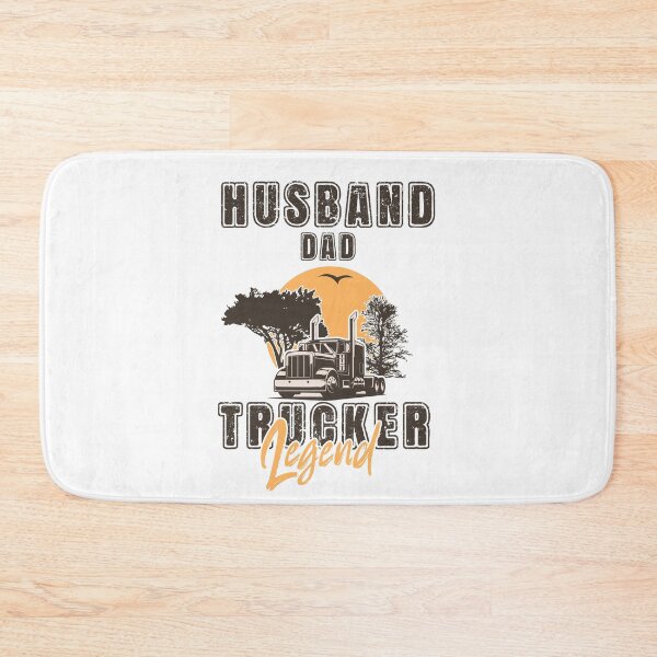 Item preview, Retro long haul truck, Husband dad trucker  legend designed and sold by HomeCoquette.