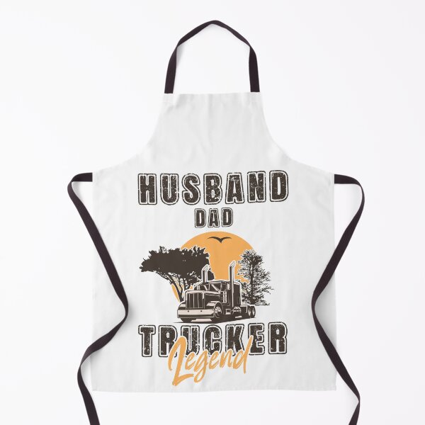 Item preview, Retro long haul truck, Husband dad trucker  legend designed and sold by HomeCoquette.