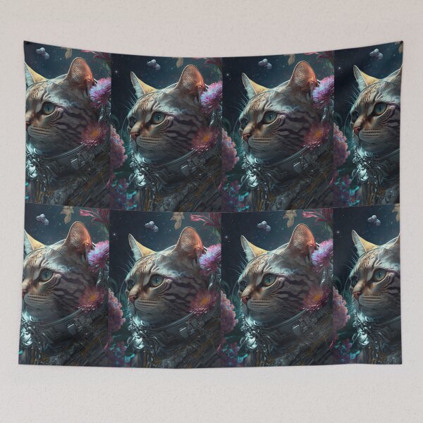 Item preview, Gerard The Bengal Cat Astronaut Cat Space Cat 6 designed and sold by idreamaboutcats.