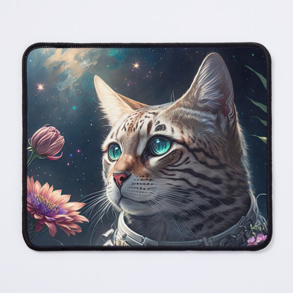 Item preview, Gerard The Bengal Cat Astronaut Cat Space Cat 7 designed and sold by idreamaboutcats.
