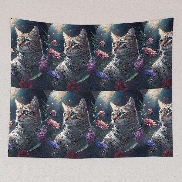 Item preview, Gerard The Bengal Cat Astronaut Cat Space Cat 7 designed and sold by idreamaboutcats.
