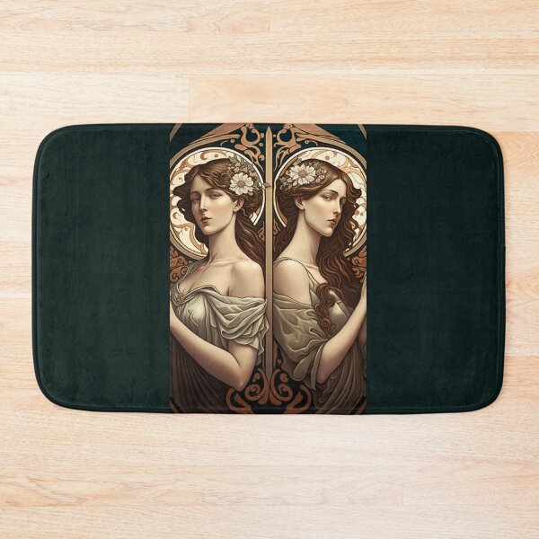Item preview, Artemis & Callisto - Art Nouveau designed and sold by ArtNouveauChic.