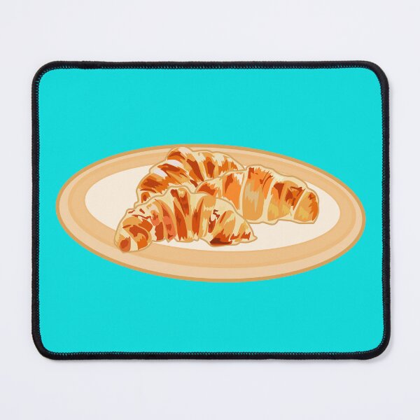 Item preview, Croissant cartoon illustration designed and sold by Misscartoon.