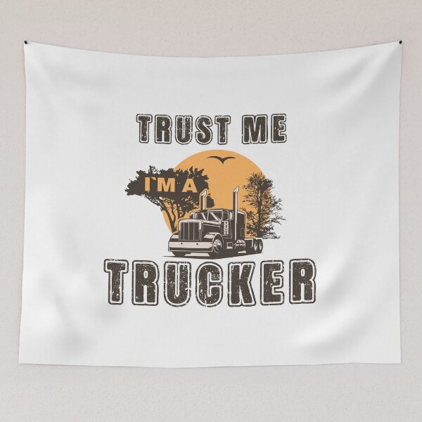 Item preview, Trust me I am a trucker, Husband dad trucker  legend designed and sold by HomeCoquette.