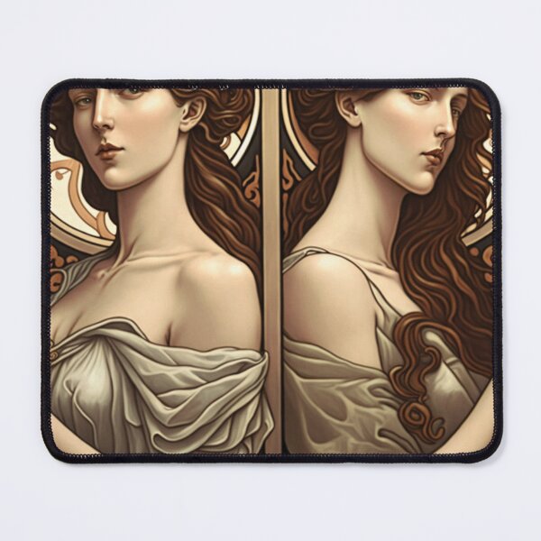 Item preview, Artemis & Callisto - Art Nouveau designed and sold by ArtNouveauChic.