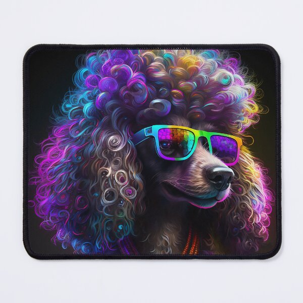 Item preview, Cool Cyberpunk Poodle designed and sold by Ruletattoo.