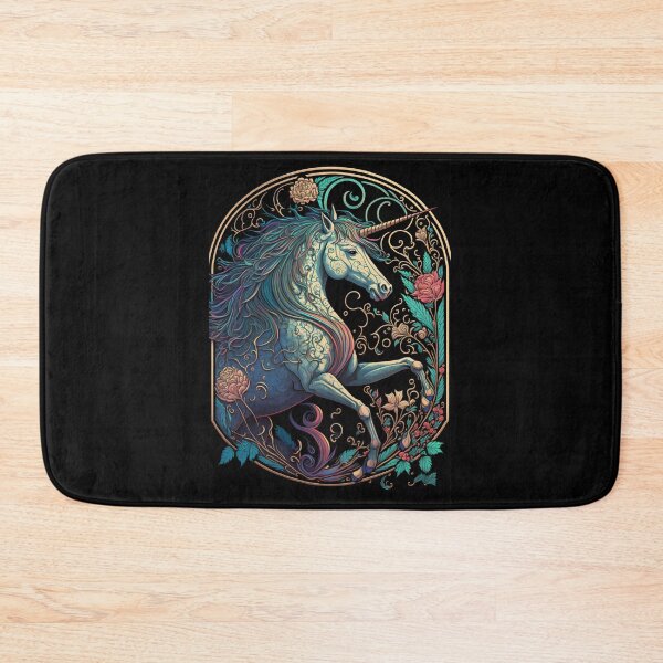 Item preview, Art Nouveau Unicorn designed and sold by ArtNouveauChic.