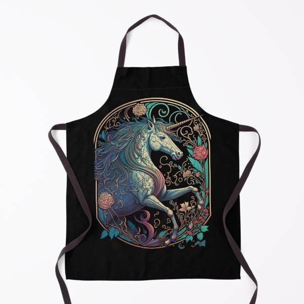 Item preview, Art Nouveau Unicorn designed and sold by ArtNouveauChic.