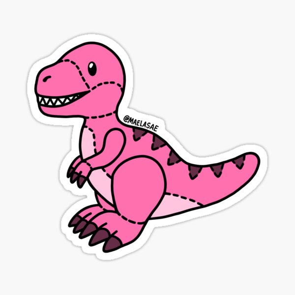 Item preview, Pink T-Rex Plushie designed and sold by Maelasae.