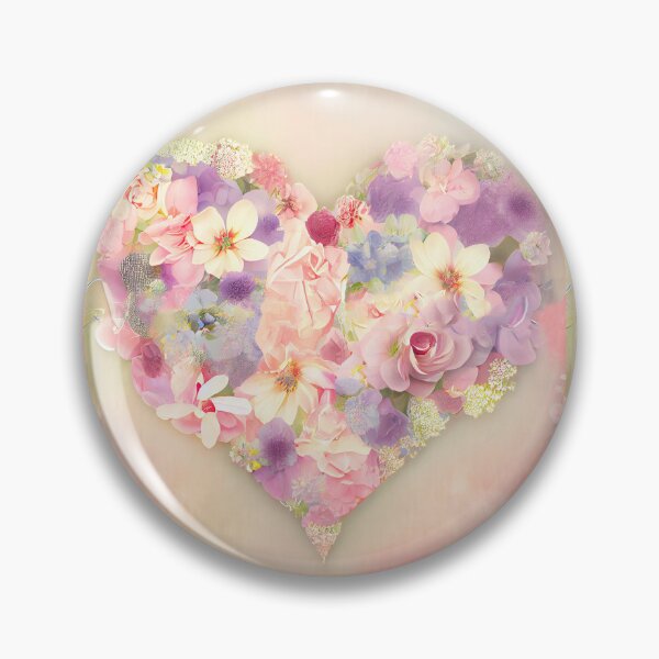 Item preview, Love Heart Floral Design 07: Express Your Romance with Style from my latest design collection designed and sold by GeoffBeattie.