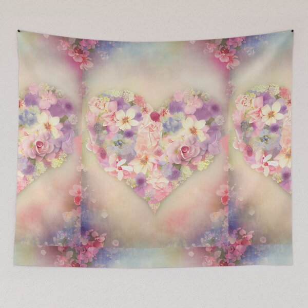 Item preview, Love Heart Floral Design 07: Express Your Romance with Style from my latest design collection designed and sold by GeoffBeattie.
