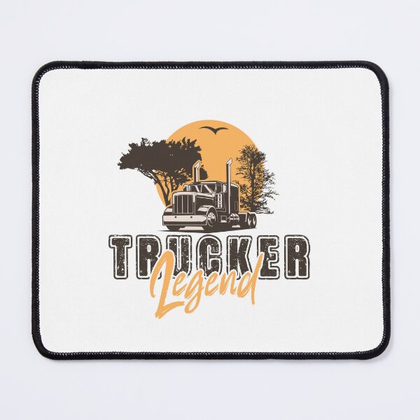 Item preview, Retro long haul truck, Trucker legend designed and sold by HomeCoquette.