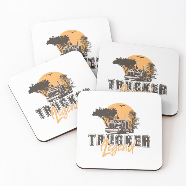 Item preview, Retro long haul truck, Trucker  legend designed and sold by HomeCoquette.