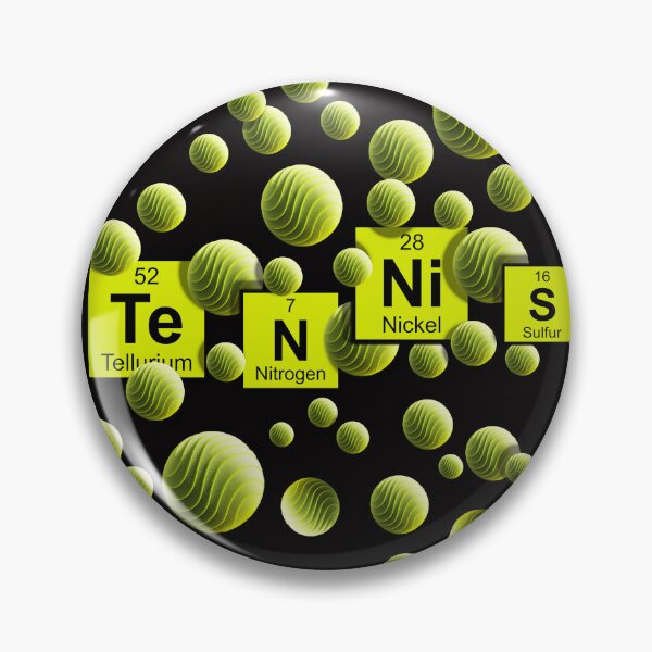 Item preview, Unleash Your Inner Tennis Pro with Our Periodic Table Tennis Gear! designed and sold by surfingfun.