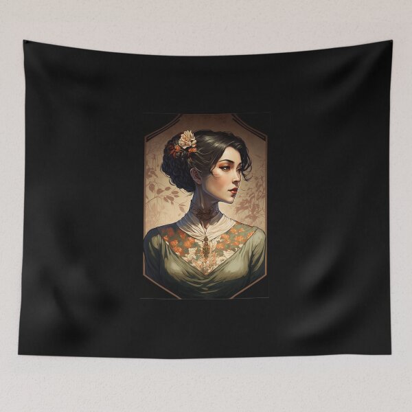 Item preview, Elegant Hong Kong Lady designed and sold by ArtNouveauChic.