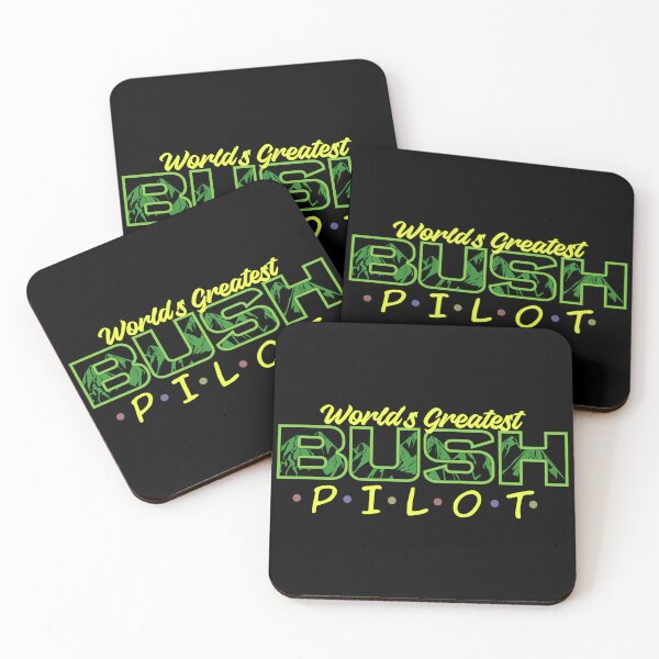 Item preview, World's Greatest Bush Pilot - Neon Green designed and sold by SpicyAviator.
