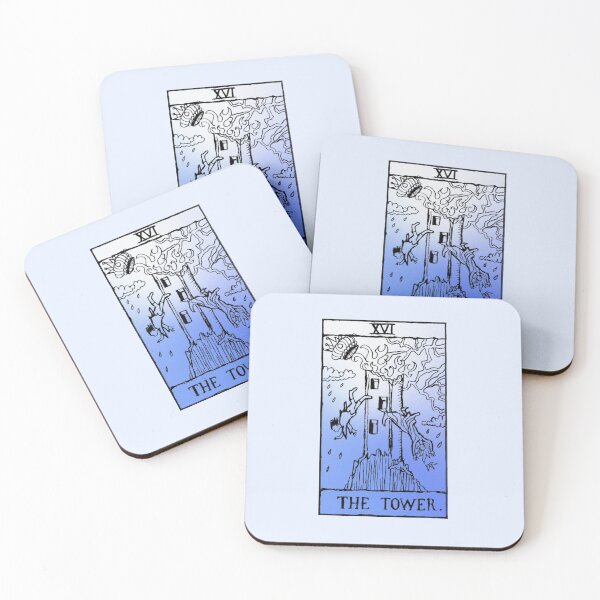 Item preview, Pastel Tarot - The Tower Tarot Card designed and sold by mooneko.