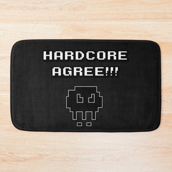 Item preview, HARDCORE AGREE designed and sold by QuirkyDesign101.