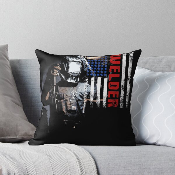 Item preview, Welder American Flag Welding Grunge Distressed T-Shirt designed and sold by bledi.