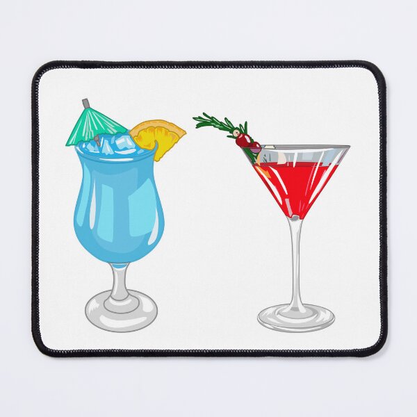 Item preview, Cocktail cartoon illustration designed and sold by Misscartoon.