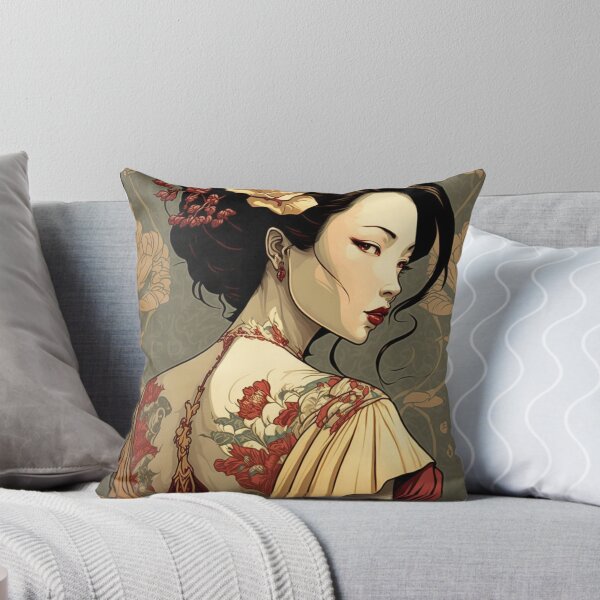 Item preview, Beautiful Lady Wearing Qi Pao designed and sold by ArtNouveauChic.