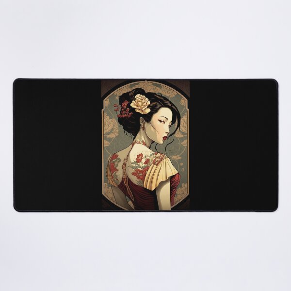 Item preview, Beautiful Lady Wearing Qi Pao designed and sold by ArtNouveauChic.