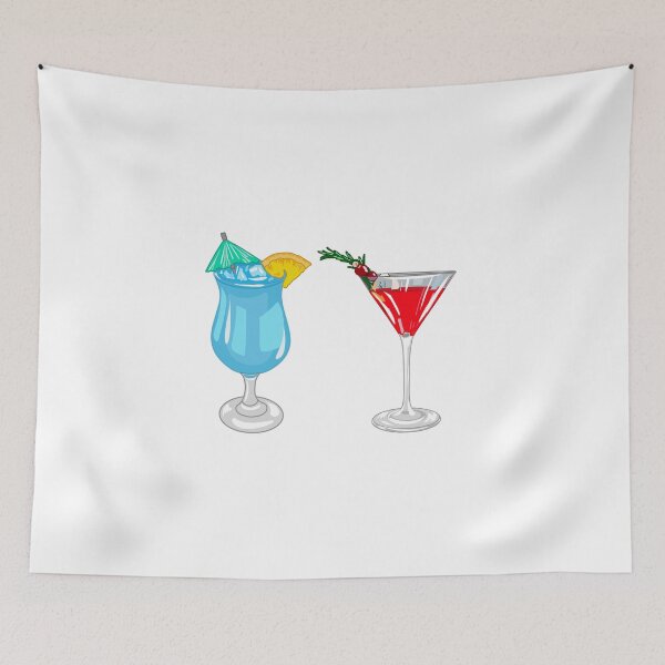 Item preview, Cocktail cartoon illustration designed and sold by Misscartoon.