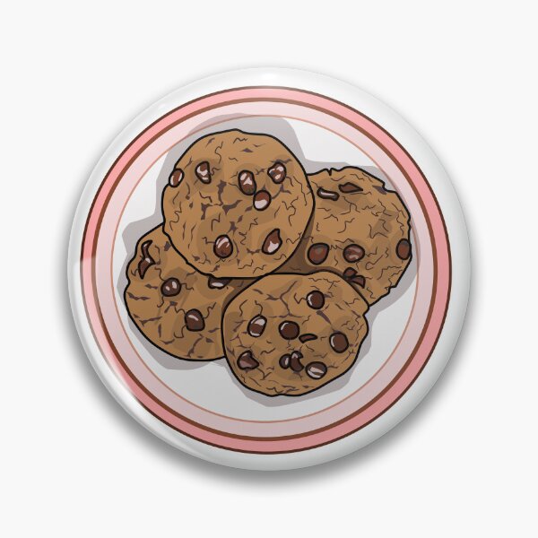 Item preview, Chocolate chip cookie cartoon illustration designed and sold by Misscartoon.