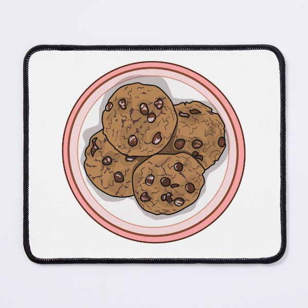 Item preview, Chocolate chip cookie cartoon illustration designed and sold by Misscartoon.