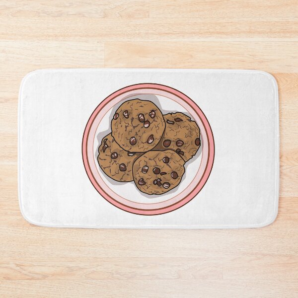 Item preview, Chocolate chip cookie cartoon illustration designed and sold by Misscartoon.