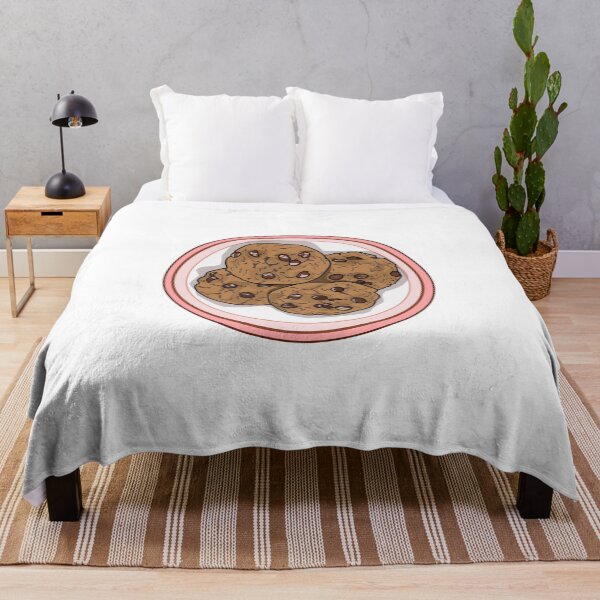 Item preview, Chocolate chip cookie cartoon illustration designed and sold by Misscartoon.