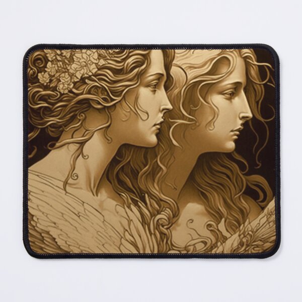 Item preview, Marble Sisters - Art Nouveau designed and sold by ArtNouveauChic.
