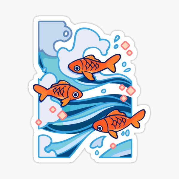 Vista previa del artículo con la obra «pescado // mar», diseñado y vendido por peachcott.